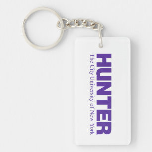 Hunter College CUNY Academic Logo Keychain