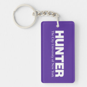 Hunter College CUNY Academic Logo Keychain