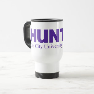 Hunter College CUNY Academic Logo Travel Mug