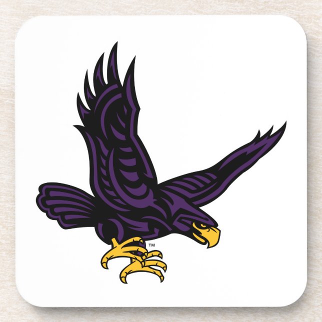 Hunter College Hawk Coaster (Front)