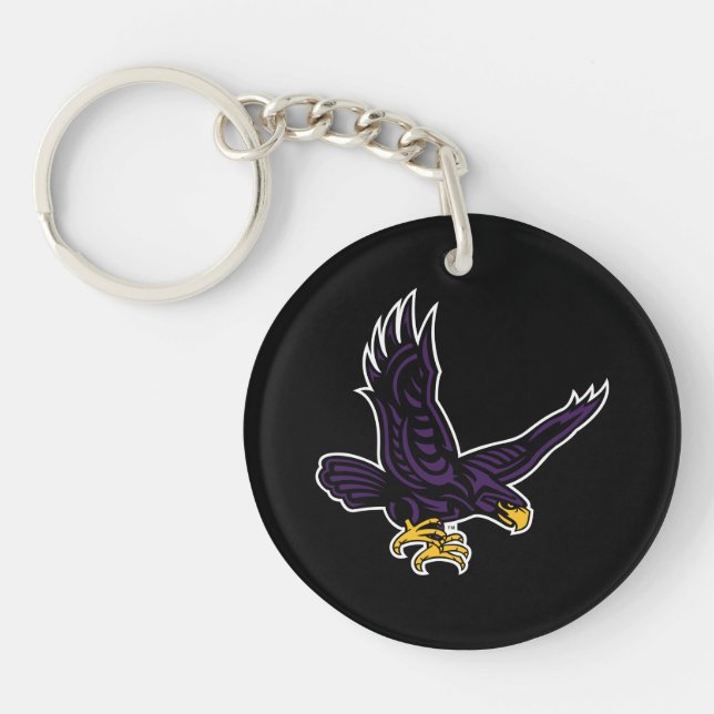 Hunter College Hawk Keychain (Front)