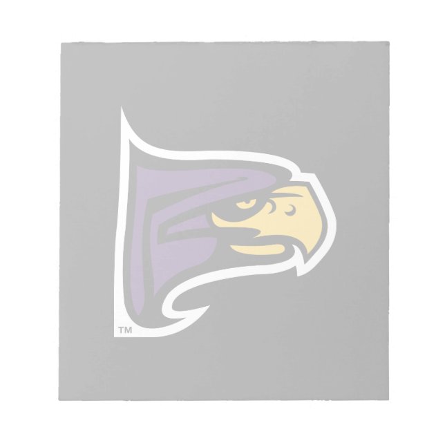 Hunter College Hawk Profile Mascot Notepad (Front)