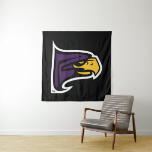 Hunter College Hawk Profile Mascot Tapestry
