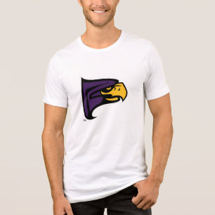 Hunter College Hawk Profile Mascot Tri-Blend Shirt