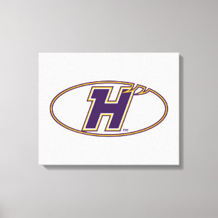 Hunter College Hawks Athletic Logo Canvas Print