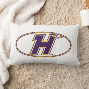Hunter College Hawks Athletic Logo Lumbar Pillow