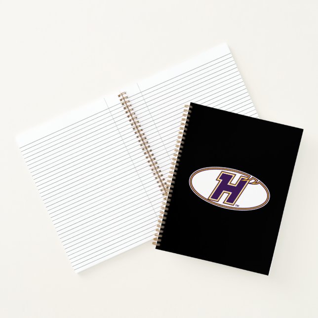 Hunter College Hawks Athletic Logo Notebook (Inside)