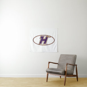 Hunter College Hawks Athletic Logo Tapestry