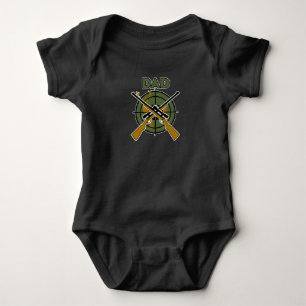 Hunter Dad Deer Hunting Season Hunt Lover Graphic Baby Bodysuit