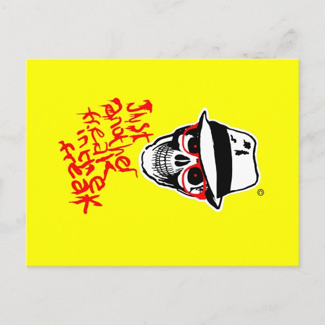 Hunter Dead Thompson postcard (Front)