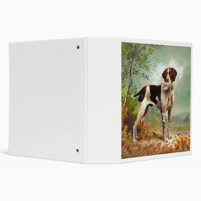 Hunter dog with bird in mouth binder (Background)