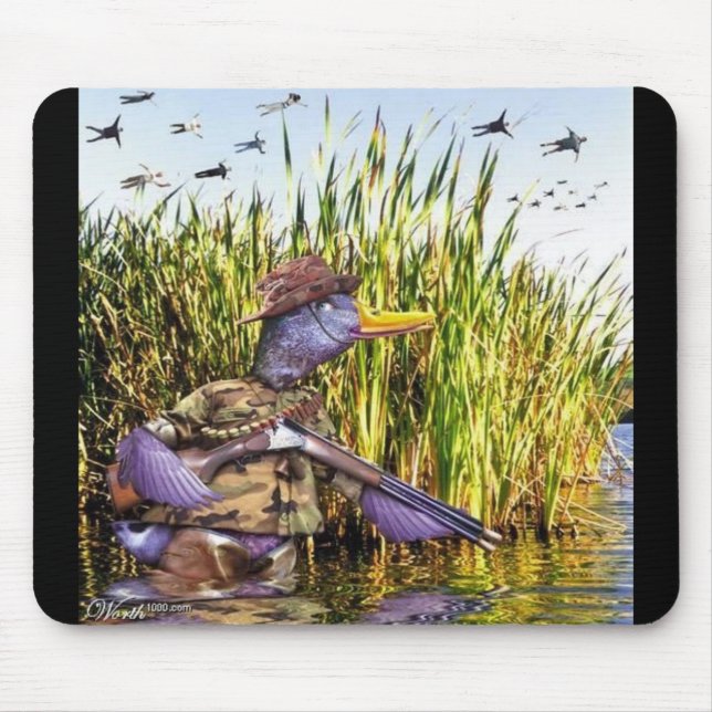 Hunter Duck mouse pad (Front)