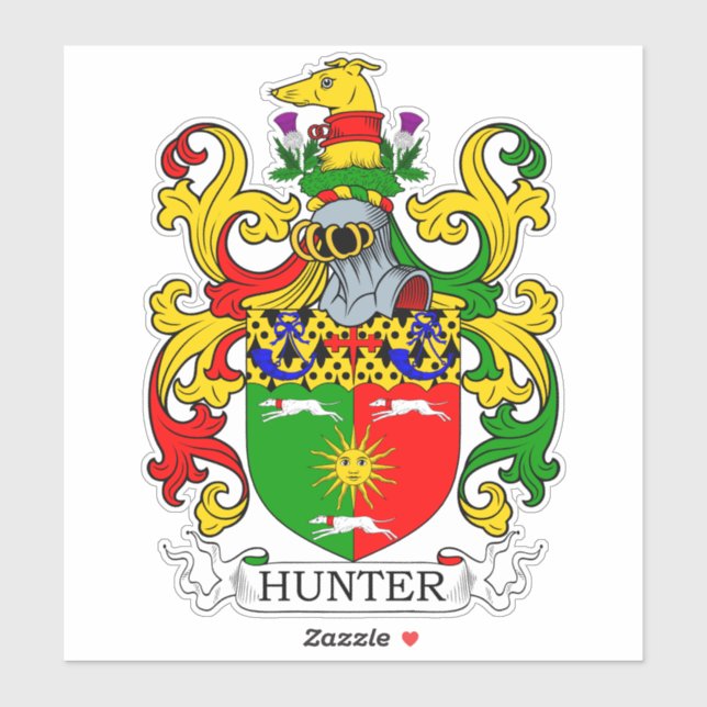 Hunter Family Crest (Sheet)