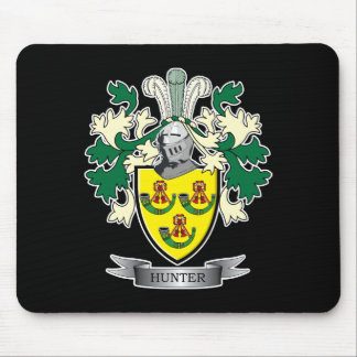 Hunter Family Crest Coat of Arms Mouse Pad