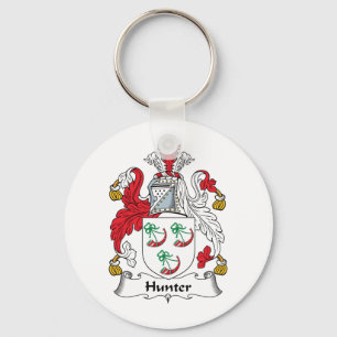 Hunter Family Crest Keychain
