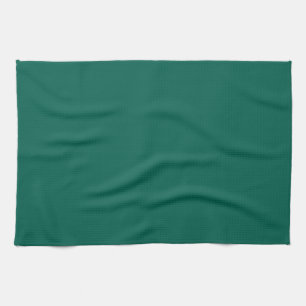 Hunter Forest Green Personalized Colour Background Kitchen Towel