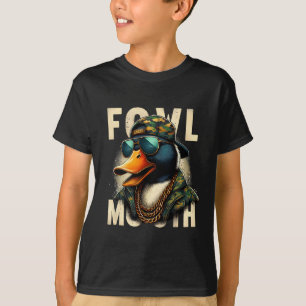 Hunter Fowl Mouth Duck Hunting Goose Hunt Funny Du T-Shirt