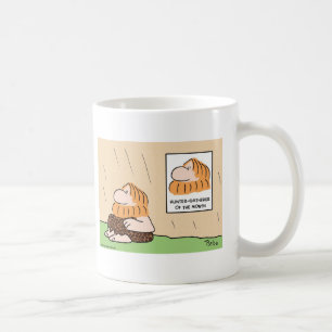 hunter gatherer month caveman coffee mug