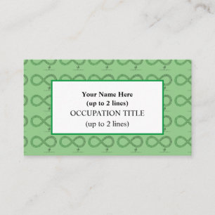 Hunter Gradient Infinity Hearts Business Card