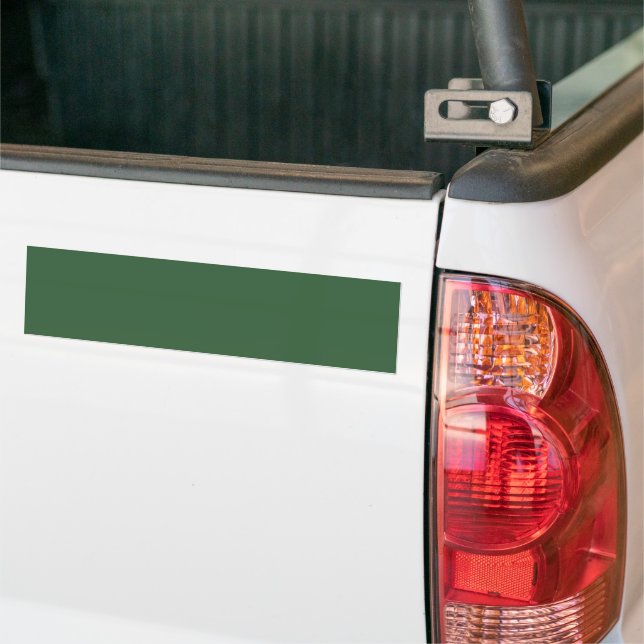 Hunter Green Bumper Sticker (On Truck)