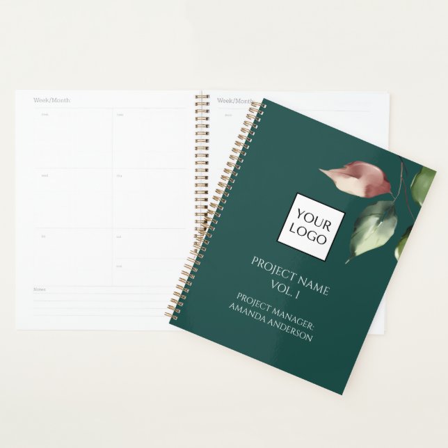 Hunter Green Logo Project Manager  Planner (Display)