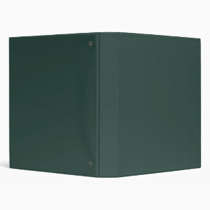 Hunter Green Solid Color Binder