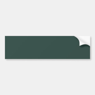Hunter Green Solid Colour Bumper Sticker
