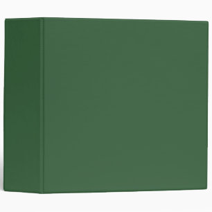 Hunter Green Solid Colour Classic Binder