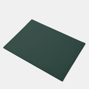 Hunter Green Solid Colour Doormat