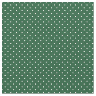 Hunter Green Tiny Dots Fabric