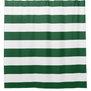 Hunter Green Wide Stripes