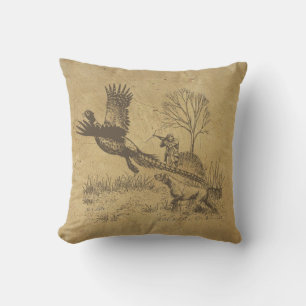 Hunter (Hunting with GSP) Outdoor Pillow