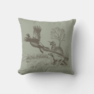 Hunter (Hunting with GSP) Outdoor Pillow