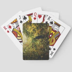 Hunter in the Forest (by H.A. Brendekilde) Playing Cards