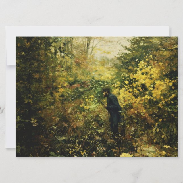 Hunter in the Forest Card (Front)