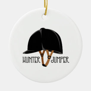 Hunter Jumper Ceramic Ornament