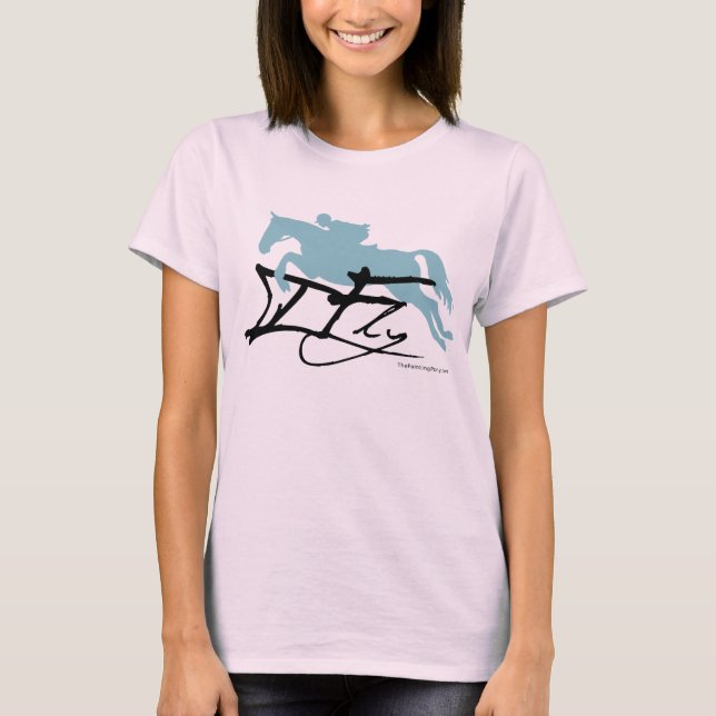 Hunter Jumper Horse T-Shirt (Front)