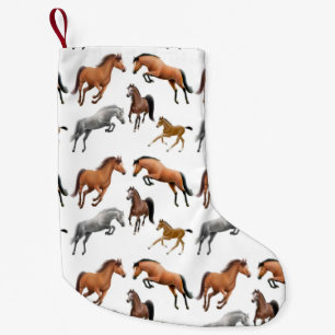 Hunter Jumper Horses Christmas Stocking