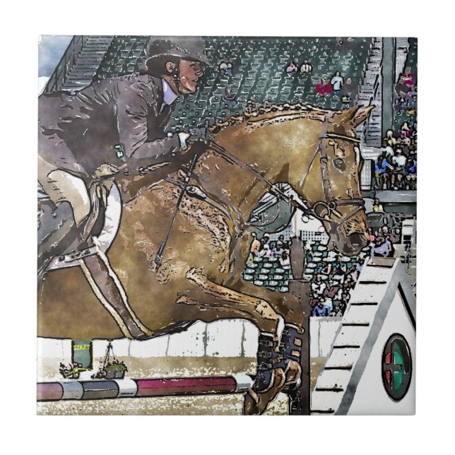 Hunter Jumper Tile (Front)