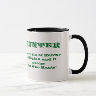 HUNTER Name Mug