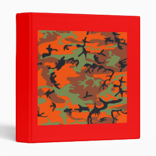 Hunter Orange avec Classeur Camouflage Vert