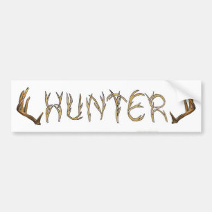 Hunter rack bumper sticker