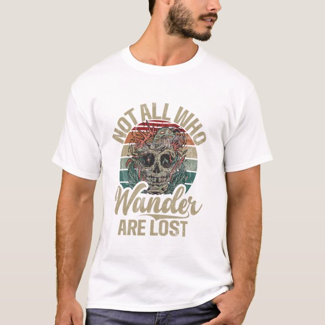 Hunter Retro Mushroom T-Shirt (Front)
