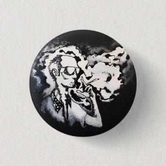 Hunter S. Thompson 1 Inch Round Button