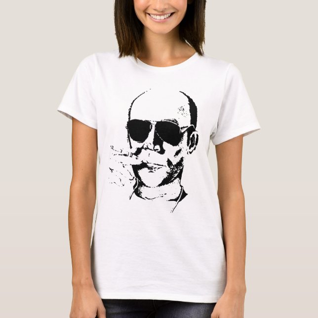 Hunter S Thompson Men Women Fear and Loathing in L T-Shirt (Front)
