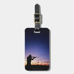 Hunter Silhouette Luggage Tag