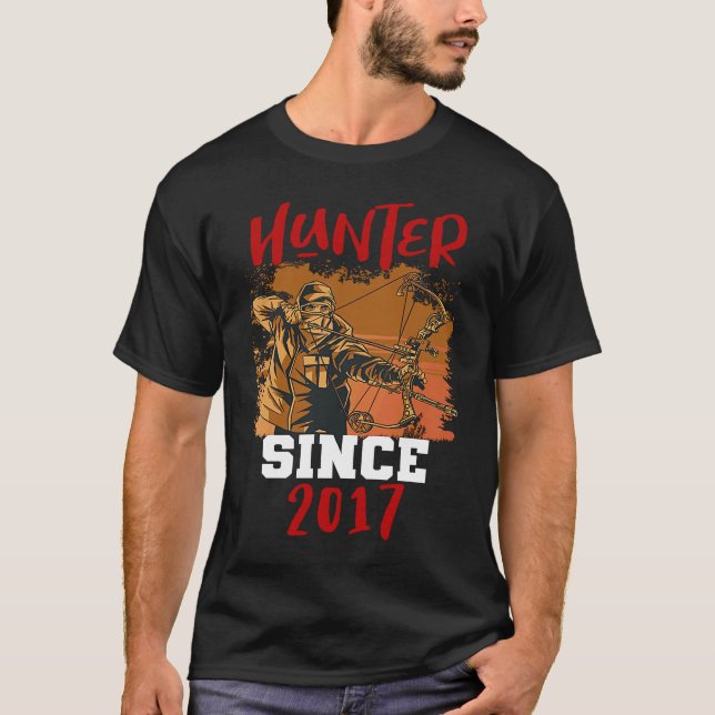 Hunter since 2017 T-Shirt (Front)