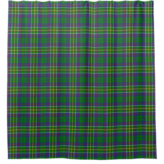 Hunter Tartan Shower Curtain (Front)