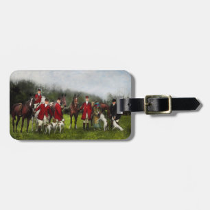 Hunter - The fox hunt - Tally-ho 1924 Luggage Tag
