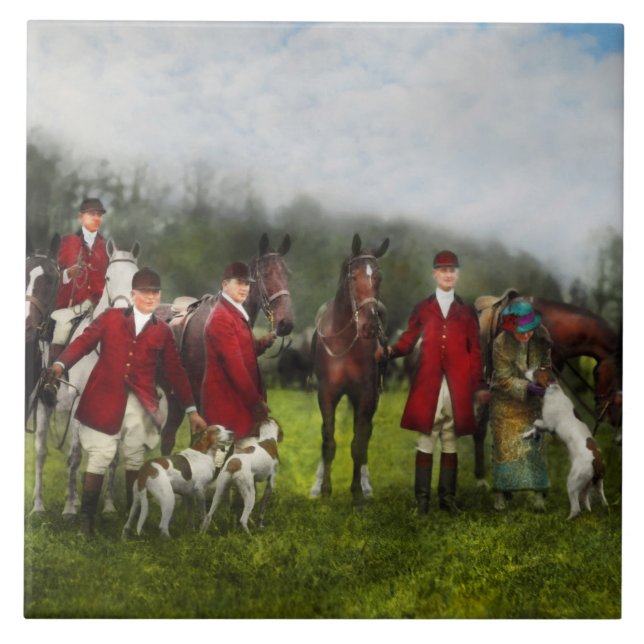 Hunter - The fox hunt - Tally-ho 1924 Tile (Front)